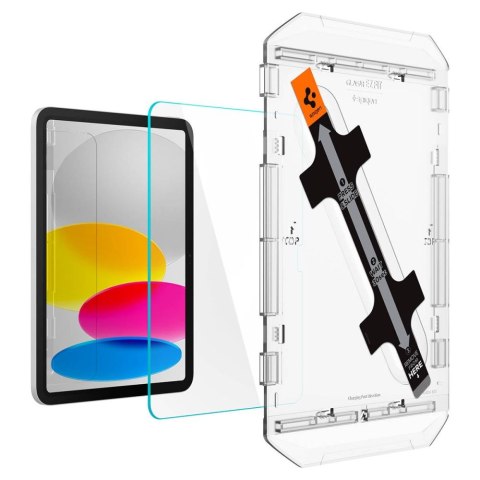 Szkło hartowane Spigen GLAS.tR ez Fit Apple iPad 10.9 2022 (10. generacji) Clear