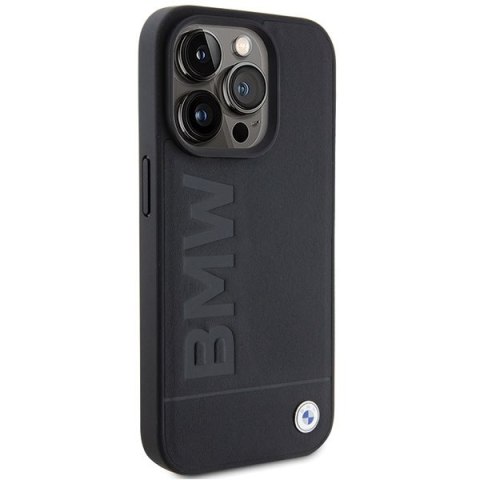 Etui BMW BMHCP15LSLLBK Apple iPhone 15 Pro Leather Hot Stamp czarny/black