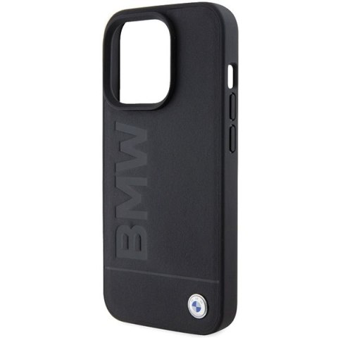 Etui BMW BMHCP15LSLLBK Apple iPhone 15 Pro Leather Hot Stamp czarny/black