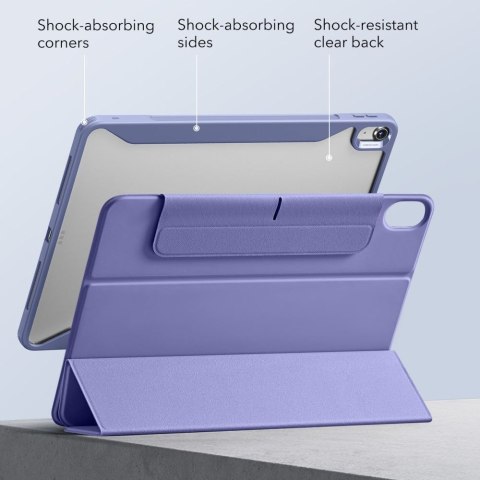 Etui ESR Rebound Hybrid Apple iPad Air 10.9 2020/2022 (4. i 5. generacji) / iPad Air 11 2024 (6. generacji) lavender