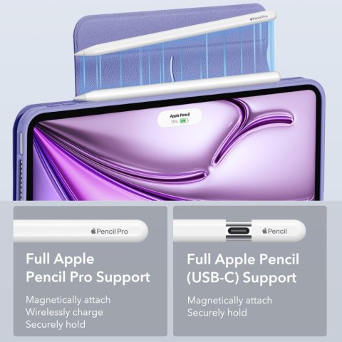 Etui ESR Rebound Hybrid Apple iPad Air 10.9 2020/2022 (4. i 5. generacji) / iPad Air 11 2024 (6. generacji) lavender