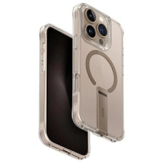 Etui UNIQ Eleva with Vertica Stand Apple iPhone 16 Pro Max złoty/taupe gold