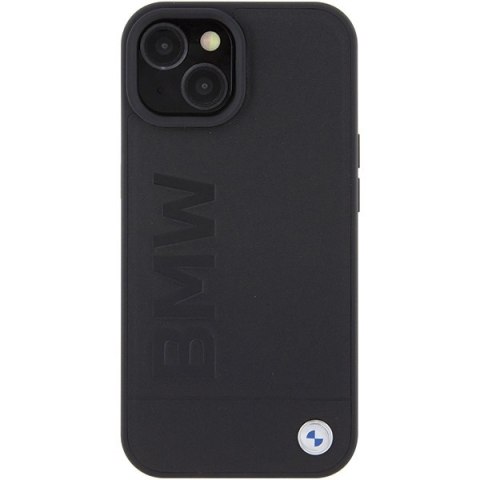 Etui BMW BMHCP15SSLLBK Apple iPhone 15 Leather Hot Stamp czarny/black