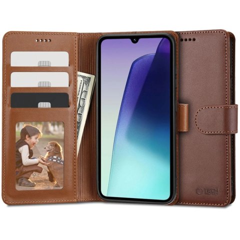 Etui Tech-Protect Wallet Xiaomi Redmi 14C / Poco C75 Brown