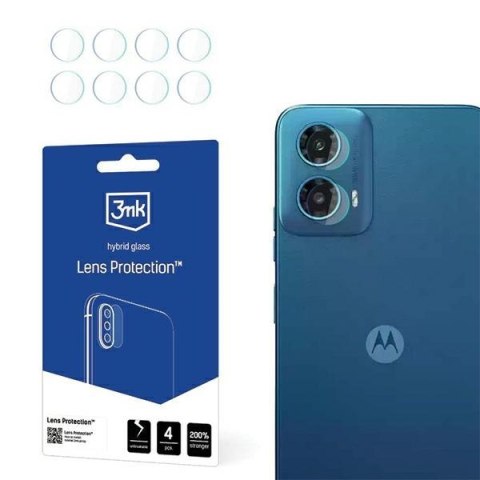 Szkło hybrydowe na obiektyw aparatu 3MK Lens Protect Motorola Moto G34 5G [4 PACK]