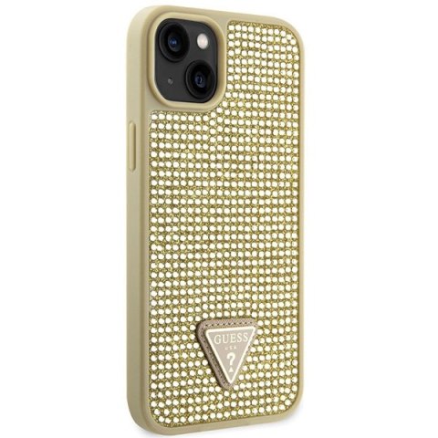 Etui Guess GUHCP14MHDGTPD Apple iPhone 14 Plus / 15 Plus złoty/gold hardcase Rhinestone Triangle