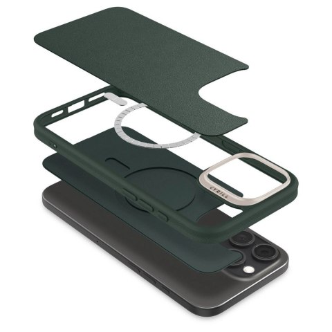 Etui Spigen Cyrill Kajuk Mag MagSafe Apple iPhone 16 Pro Forest Green