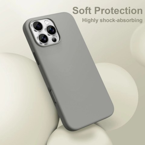 Etui Tech-Protect Silicone MagSafe Apple iPhone 16 Pro Matte Clay