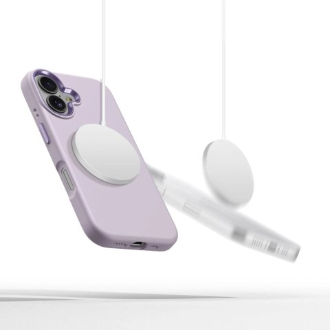 Etui Tech-Protect Silicone Pure MagSafe Apple iPhone 16 Mauve