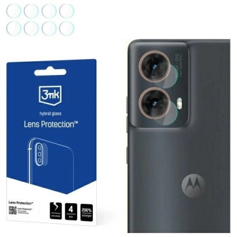 Szkło hybrydowe na obiektyw aparatu 3MK Lens Protect Motorola Moto G85 [4 PACK]