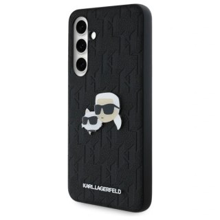 Etui Karl Lagerfeld KLHCS24FEPGKLKCPK Samsung Galaxy S24 FE hardcase Monogram Karl&Chaoupette Head Pin czarny/black