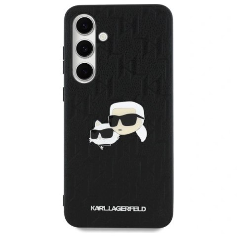 Etui Karl Lagerfeld KLHCS24FEPGKLKCPK Samsung Galaxy S24 FE hardcase Monogram Karl&Chaoupette Head Pin czarny/black