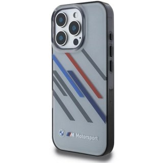 Etui BMW BMHCP16X23HTRAG Apple iPhone 16 Pro Max hardcase Motorsport IML Random Stripes szary/grey