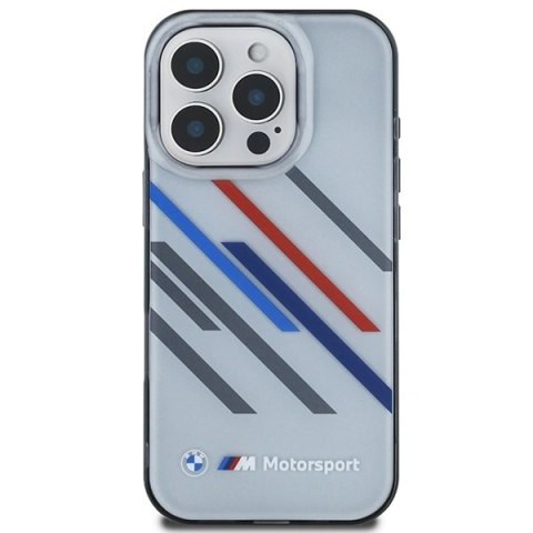 Etui BMW BMHCP16X23HTRAG Apple iPhone 16 Pro Max hardcase Motorsport IML Random Stripes szary/grey