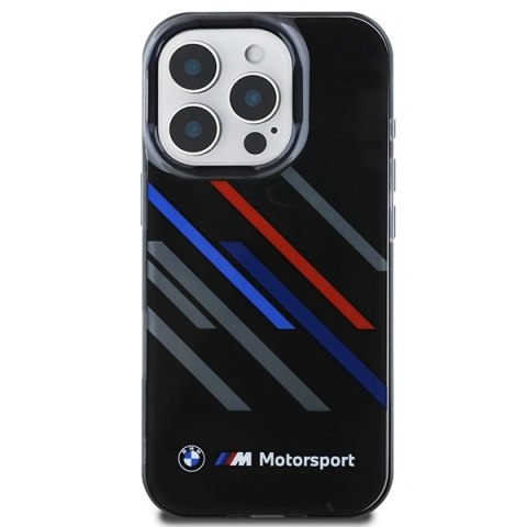 Etui BMW BMHCP16X23HTRAK Apple iPhone 16 Pro Max hardcase Motorsport IML Random Stripes czarny/black