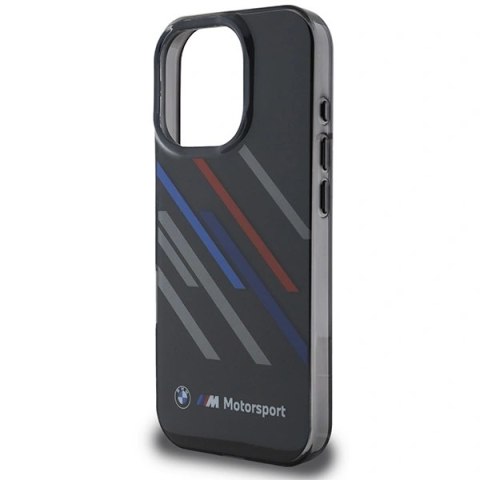 Etui BMW BMHCP16X23HTRAK Apple iPhone 16 Pro Max hardcase Motorsport IML Random Stripes czarny/black