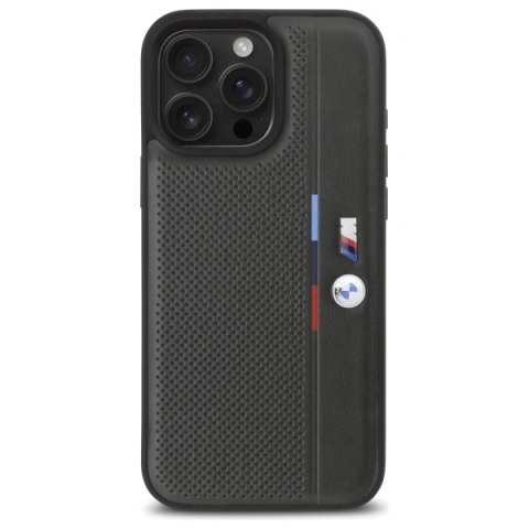 Etui BMW BMHCP16L23PUPVA Apple iPhone 16 Pro hardcase M Perforated Tricolor Detail Line antracyt/anthracite