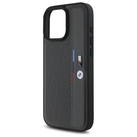 Etui BMW BMHCP16L23PUPVA Apple iPhone 16 Pro hardcase M Perforated Tricolor Detail Line antracyt/anthracite