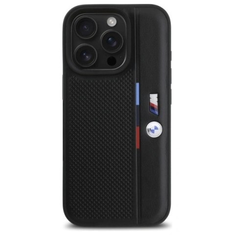 Etui BMW BMHCP16L23PUPVK Apple iPhone 16 Pro hardcase M Perforated Tricolor Detail Line czarny/black