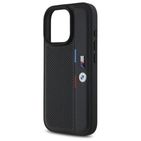 Etui BMW BMHCP16L23PUPVK Apple iPhone 16 Pro hardcase M Perforated Tricolor Detail Line czarny/black