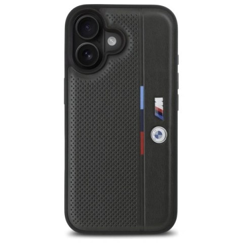 Etui BMW BMHCP16S23PUPVA Apple iPhone 16 hardcase M Perforated Tricolor Detail Line antracyt/anthracite