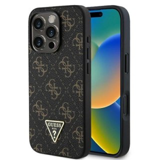 Etui Guess GUHCP16XPG4GPK Apple iPhone 16 Pro Max hardcase New 4G Triangle czarny/black