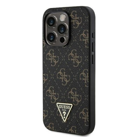 Etui Guess GUHCP16XPG4GPK Apple iPhone 16 Pro Max hardcase New 4G Triangle czarny/black