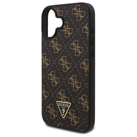 Etui Guess GUHCP16SPG4GPK Apple iPhone 16 hardcase New 4G Triangle czarny/black