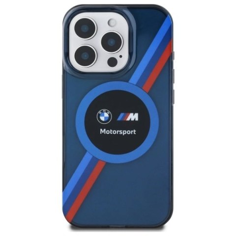 Etui BMW BMHMP16X23HTPUV Apple iPhone 16 Pro Max hardcase Motorsport IML Circle MagSafe granatowy/navy