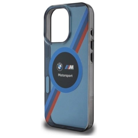 Etui BMW BMHMP16X23HTPUV Apple iPhone 16 Pro Max hardcase Motorsport IML Circle MagSafe granatowy/navy