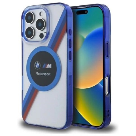 Etui BMW BMHMP16L23HTPUT Apple iPhone 16 Pro hardcase Motorsport IML Circle MagSafe przezroczysty/transparent