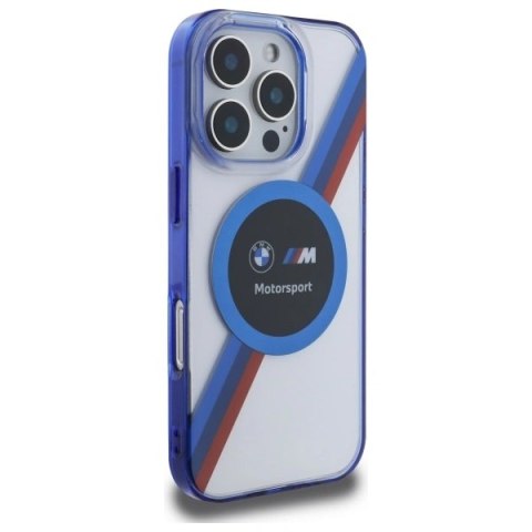 Etui BMW BMHMP16L23HTPUT Apple iPhone 16 Pro hardcase Motorsport IML Circle MagSafe przezroczysty/transparent