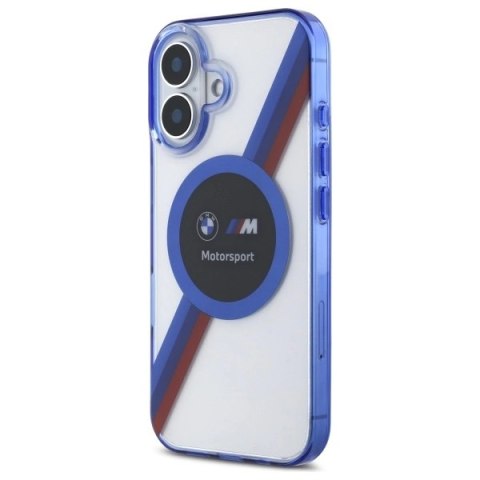 Etui BMW BMHMP16S23HTPUT Apple iPhone 16 hardcase Motorsport IML Circle MagSafe przezroczysty/transparent