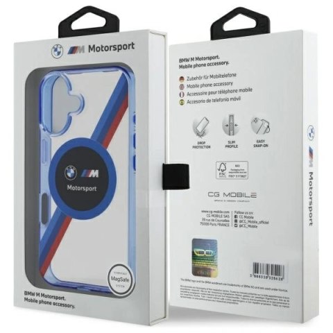 Etui BMW BMHMP16S23HTPUT Apple iPhone 16 hardcase Motorsport IML Circle MagSafe przezroczysty/transparent