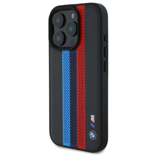 Etui BMW BMHMP16X23PUPTK Apple iPhone 16 Pro Max hardcase M Perf. Tricolor Printed Stripes MagSafe czarny/black