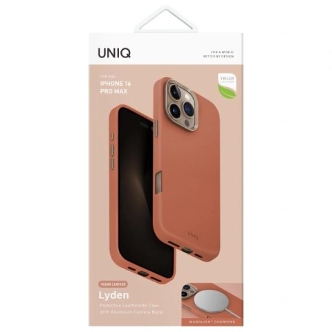 Etui UNIQ Lyden Apple iPhone 16 Pro Max MagClick Charging terracotta