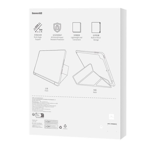 Etui Baseus Minimalist Apple iPad 10.2 2019/2020/2021 (7., 8. i 9. generacji) (szare)