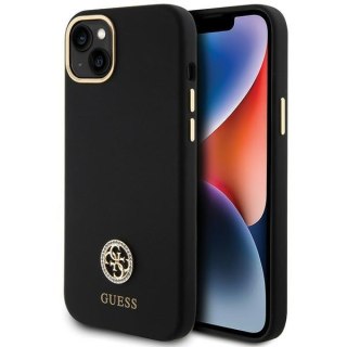 Etui Guess GUHCP15M4DGPK Apple iPhone 15 Plus / 14 Plus hardcase Silicone Logo Strass 4G czarny/black