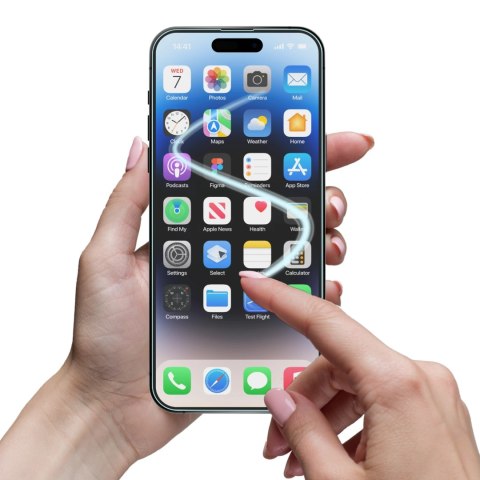 Szkło prywatyzujące GrizzGlass SecretGlass Easy do Apple iPhone 16 Pro Max