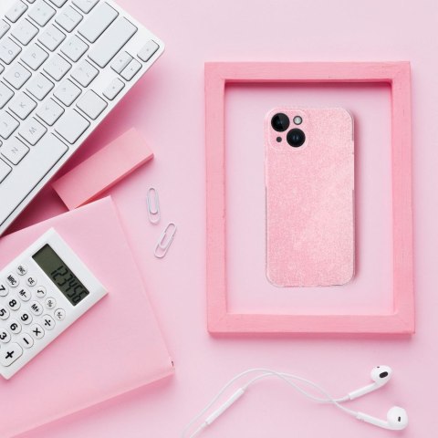 Etui CLEAR CASE 2 mm BLINK do iPhone 13 różowy