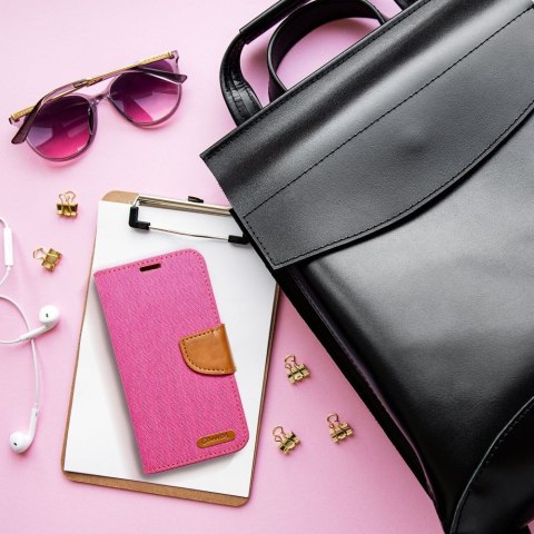 Etui CANVAS Book do iPhone 16 Plus różowy