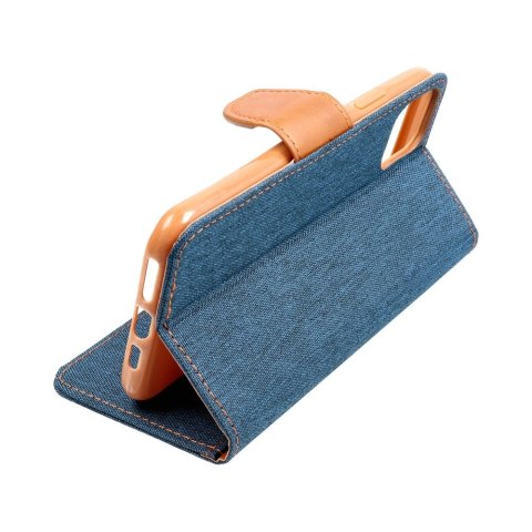 Etui CANVAS Book do iPhone 16 granatowy