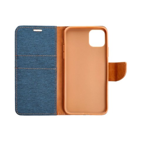 Etui CANVAS Book do iPhone 16 granatowy