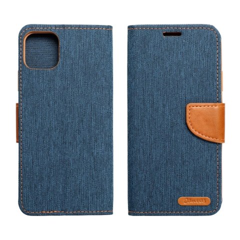Etui CANVAS Book do iPhone 16 granatowy