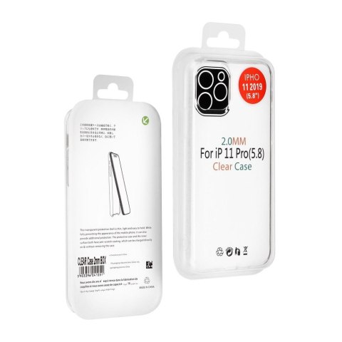 Etui CLEAR CASE 2 mm BOX do iPhone XR transparentny