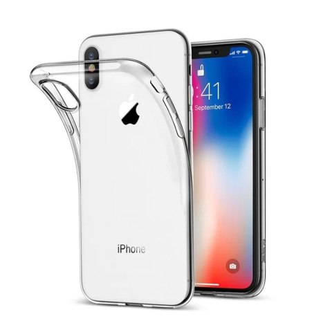 Etui CLEAR CASE 2 mm BOX do iPhone X / XS transparentny