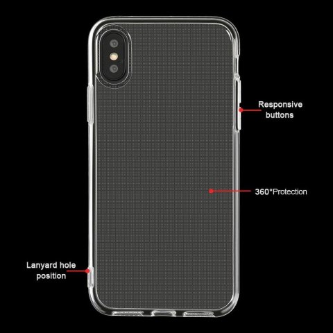 Etui CLEAR CASE 2 mm BOX do iPhone X / XS transparentny