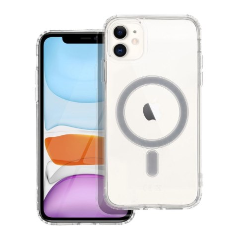Etui CLEAR MAG COVER kompatybilny z MagSafe do iPhone 11 transparentny