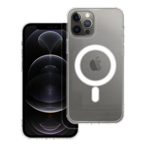 Etui CLEAR MAG COVER kompatybilny z MagSafe do iPhone 12 Pro Max transparentny