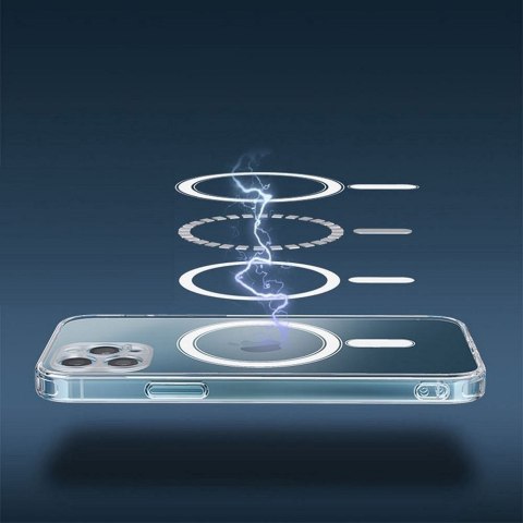 Etui CLEAR MAG COVER kompatybilny z MagSafe do iPhone 14 transparentny
